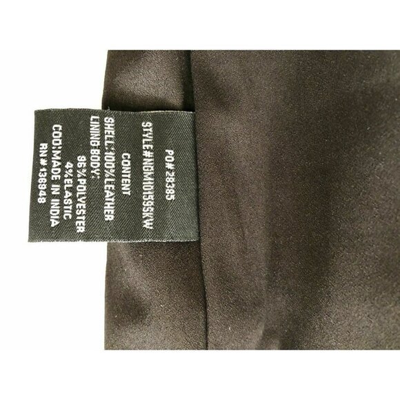 Nasty gal Black Leather  High Waisted Mini Skirt - Picture 6 of 9